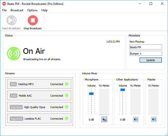 how does shoutcast software work